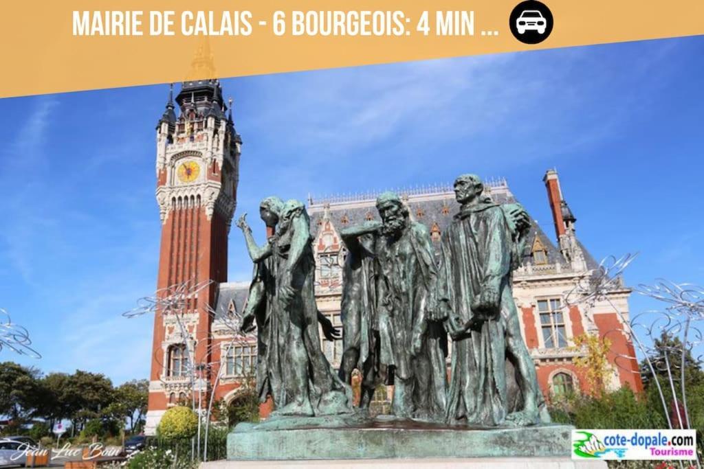 Le Grand Messin - Calais Nord -Cour - Plage - Ferry - Eurotunnel Exterior photo